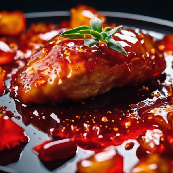 Sweet and Spicy Jelly Glazed Chicken