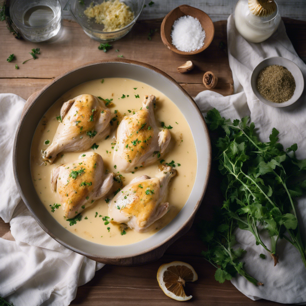 Creamy Milk Braised Chicken