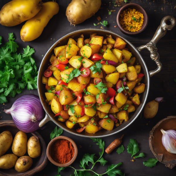 Indian Spiced Potato Breakfast Hash