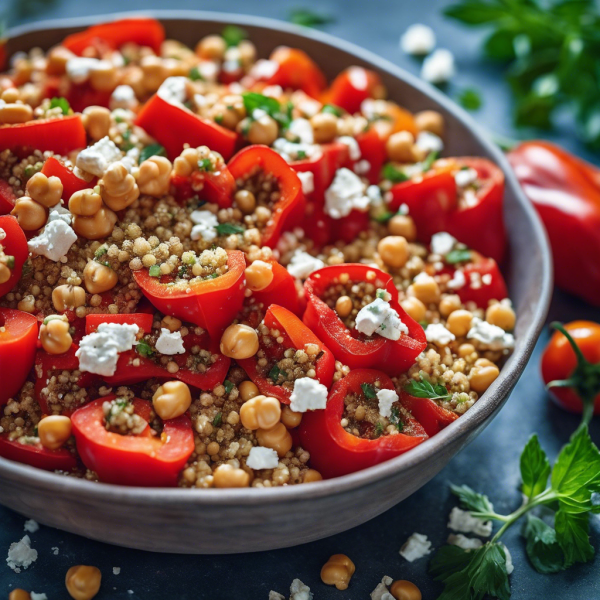 Mediterranean Stuffed Bell Peppers