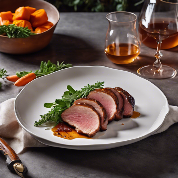 Crispy Duck Breast with Orange Glaze