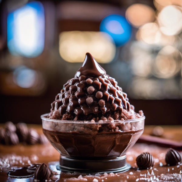 Decadent Chocolate Shaved Ice