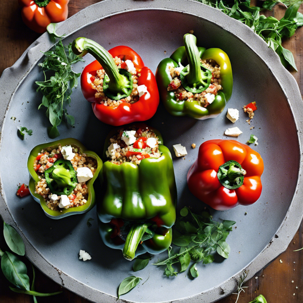 Mediterranean Stuffed Bell Peppers