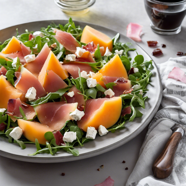 Cantaloupe and Prosciutto Salad