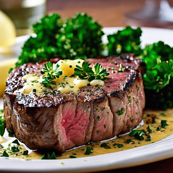 Herb-Infused Garlic Butter Steak