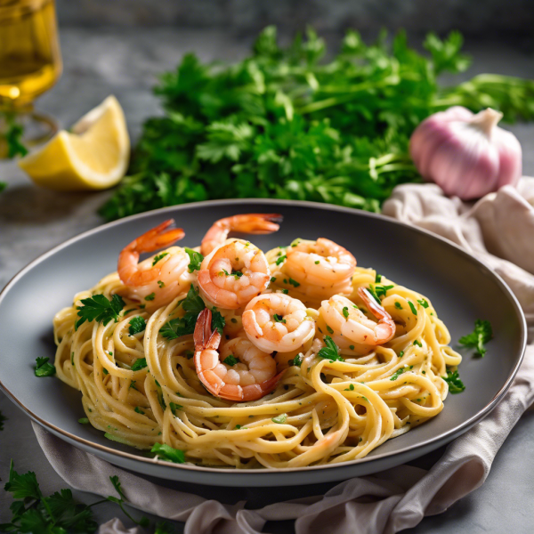 Garlic Butter Shrimp Pasta