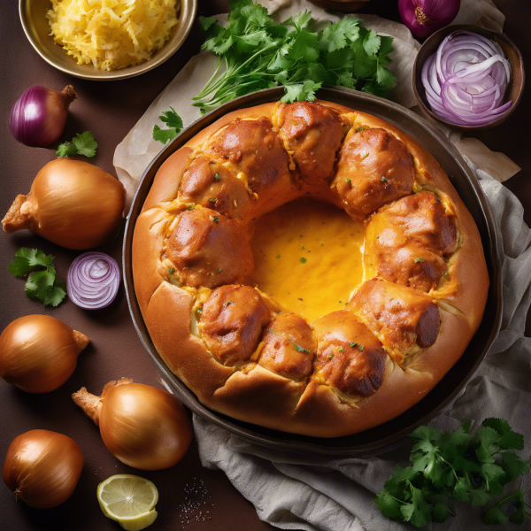 Indian Butter Chicken Bread Bowl