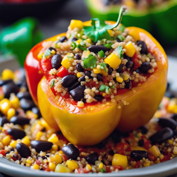 Quinoa-Stuffed Bell Peppers