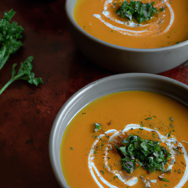 Carrot & Sweet Potato Soup