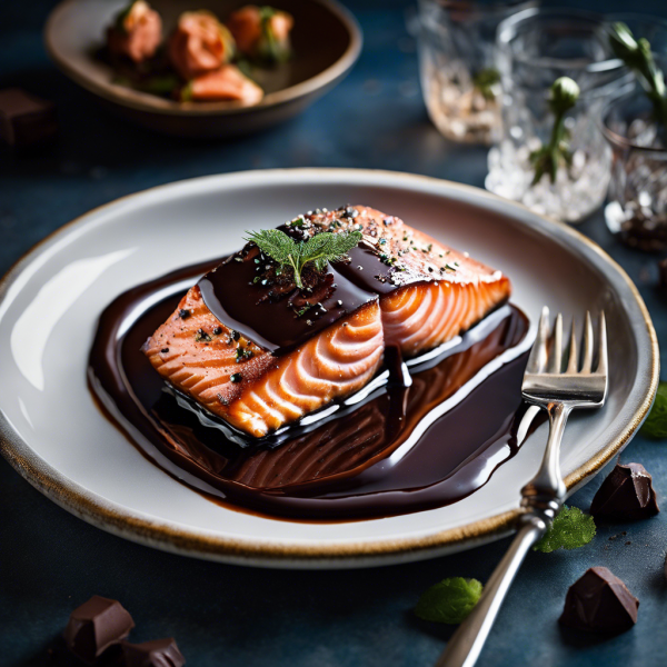 Chocolate-Glazed Salmon