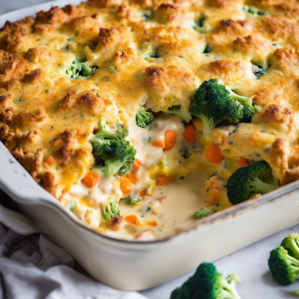 Cheesy Chicken Veggie Bake