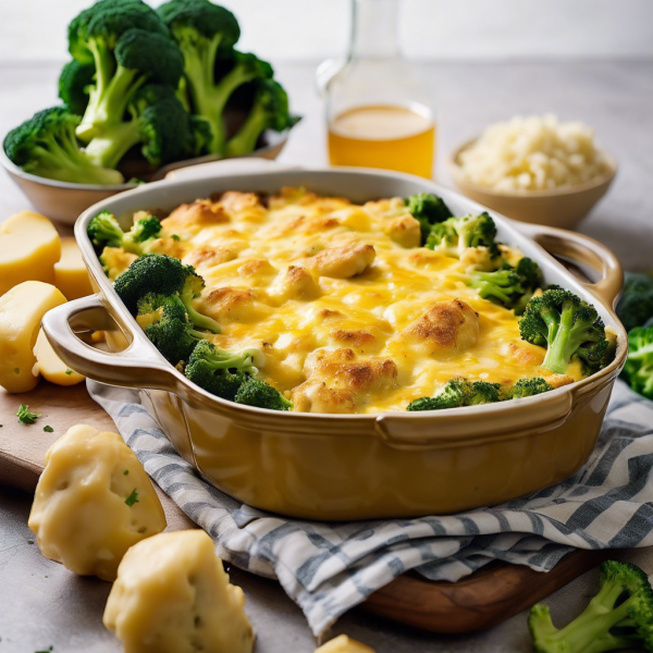 Cheesy Chicken and Broccoli Bake