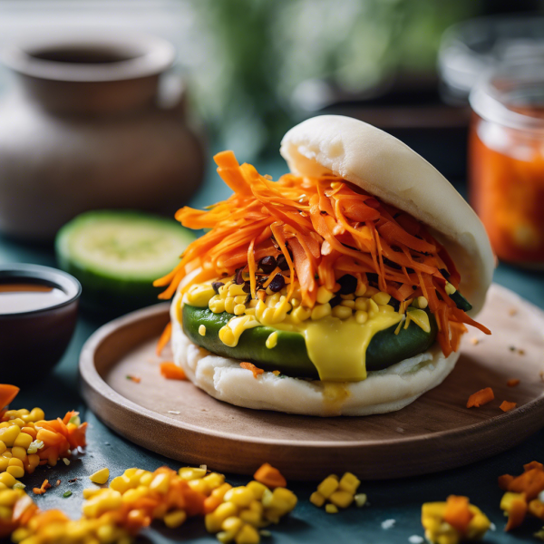 Chinese Inspired Veggie Breakfast Bao