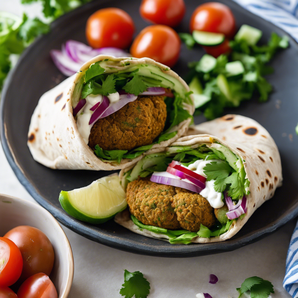 Middle Eastern Falafel Wrap