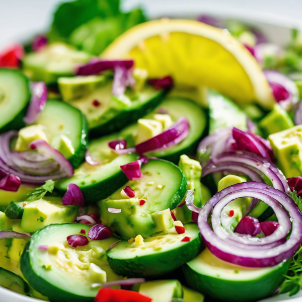 Cucumber Avocado Salad