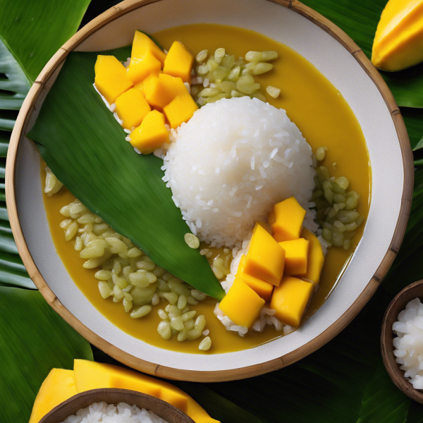 Mango Sticky Rice Boat