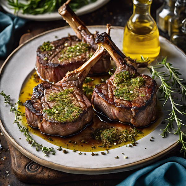 Mediterranean Herb-Crusted Lamb Chops