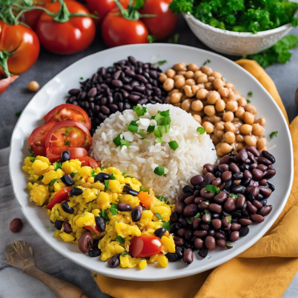 Vegetarian Rice and Bean Stir-Fry