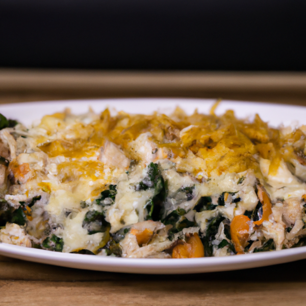 Cheesy Chicken Hash