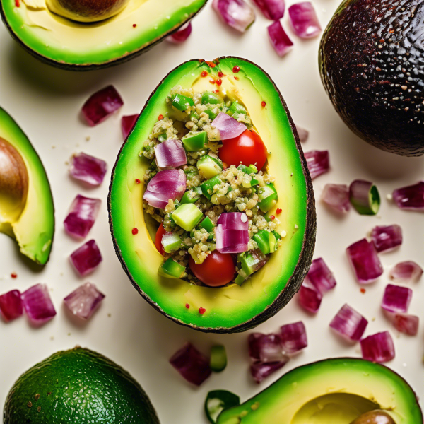 Avocado Stuffed with Quinoa Salad