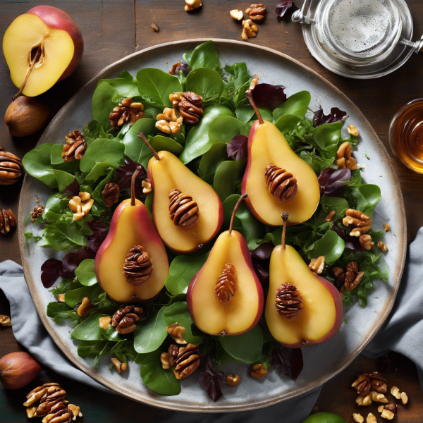 Honey-Roasted Pear Salad