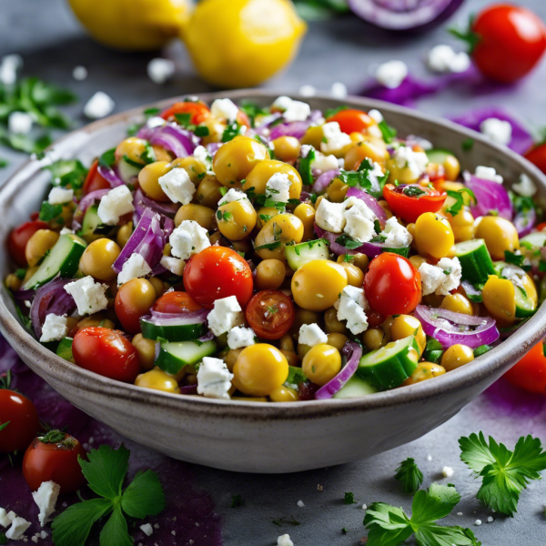 Mediterranean Chickpea Salad