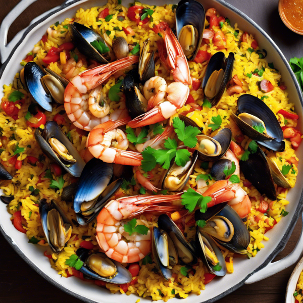 Mediterranean Seafood Paella