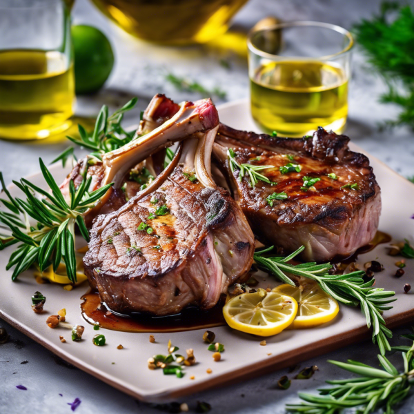 Rosemary Garlic Lamb Chops