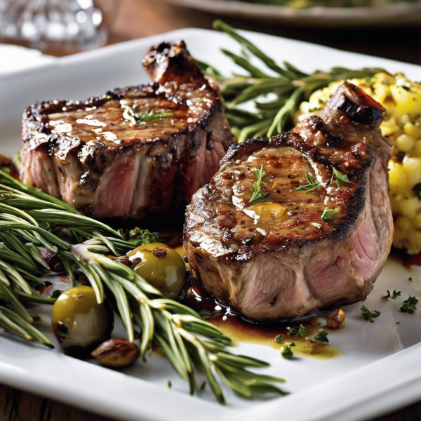 Rosemary Garlic Lamb Chops