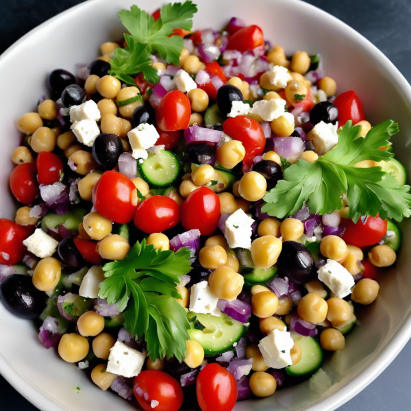 Mediterranean Chickpea Salad