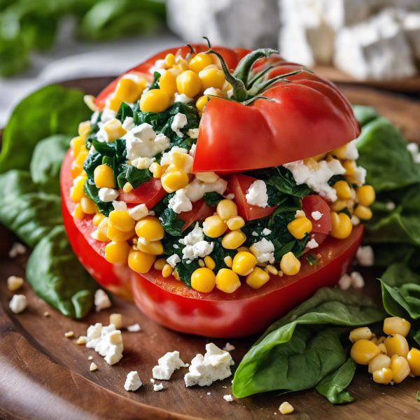 Mediterranean Inspired Stuffed Tomatoes