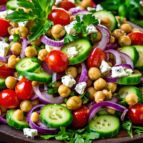 Mediterranean Chickpea Salad