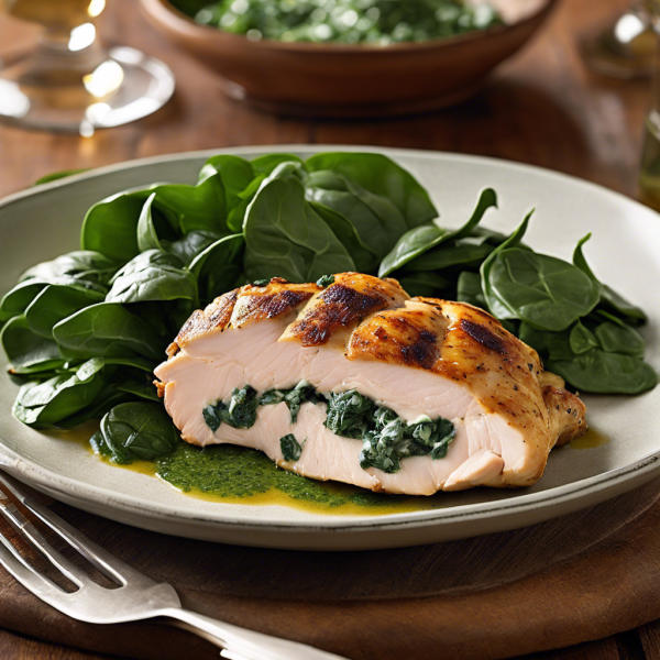 Creamy Spinach Stuffed Chicken Breast