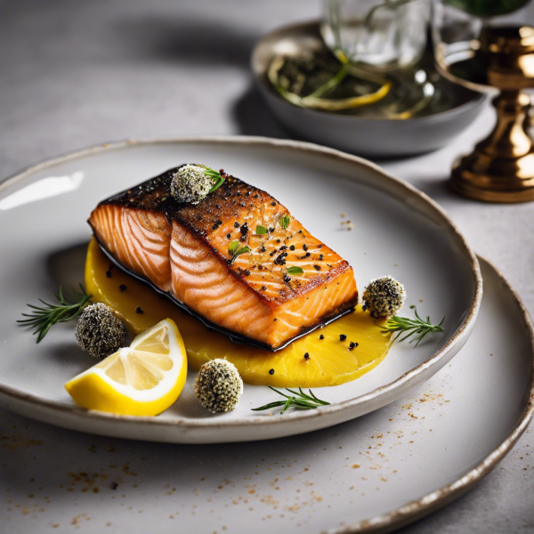 Earl Grey Tea Infused Salmon