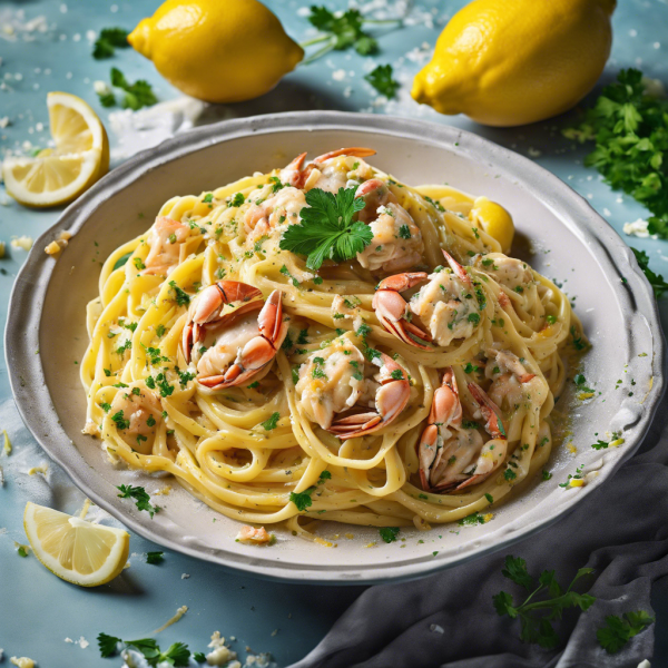 Crab Linguine with Lemon Butter Sauce