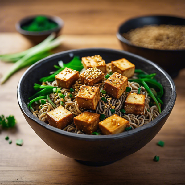 Sesame Soba Noodles with Tofu