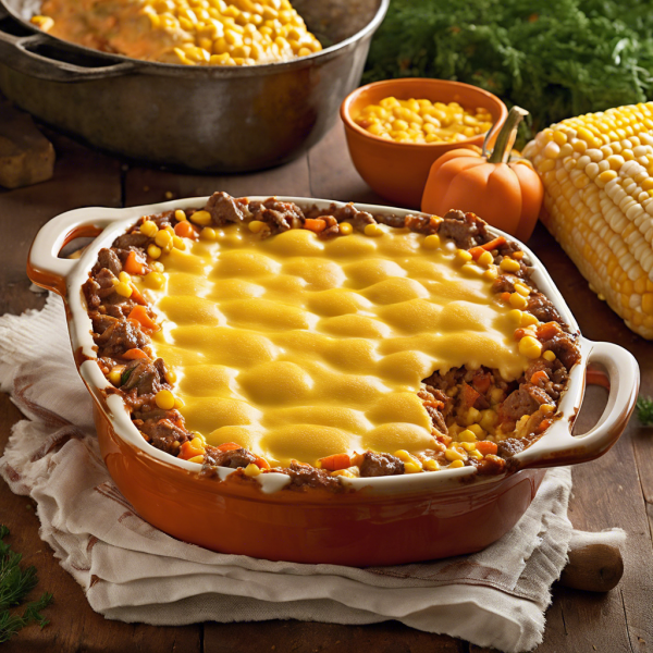 Cheesy Beef and Corn Casserole