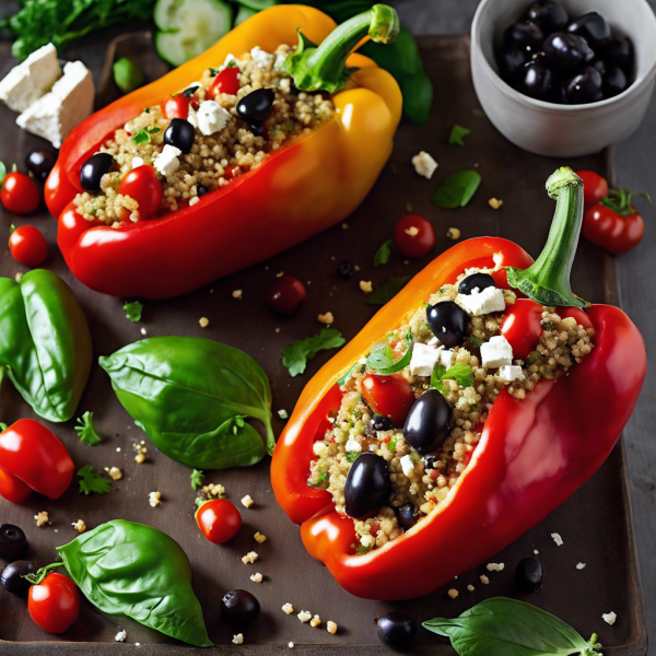 Mediterranean Stuffed Bell Peppers