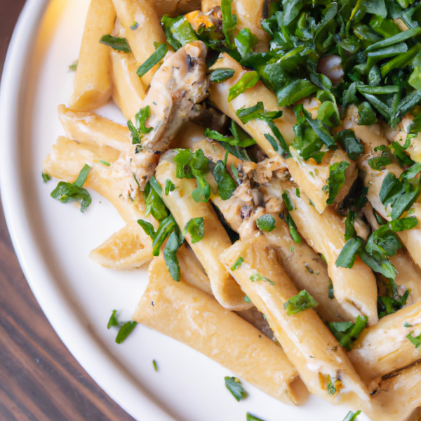 Chicken and Onion Penne