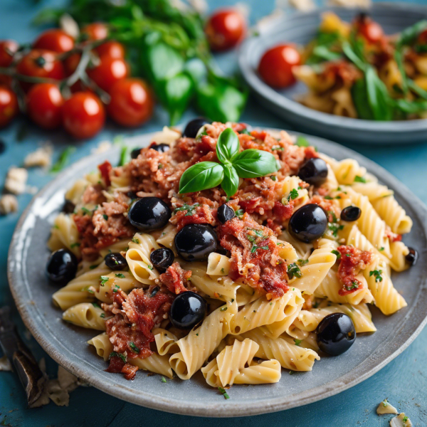 Mediterranean Tuna Pasta