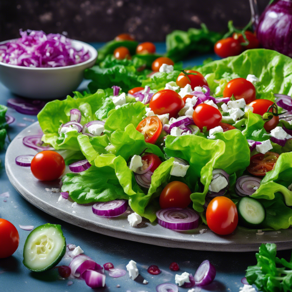 Crunchy Cucumber Lettuce Salad