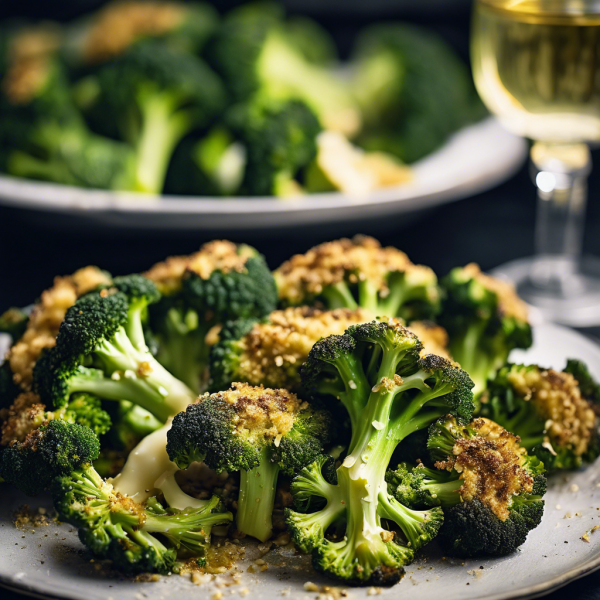 Garlic Roasted Broccoli with Parmesan