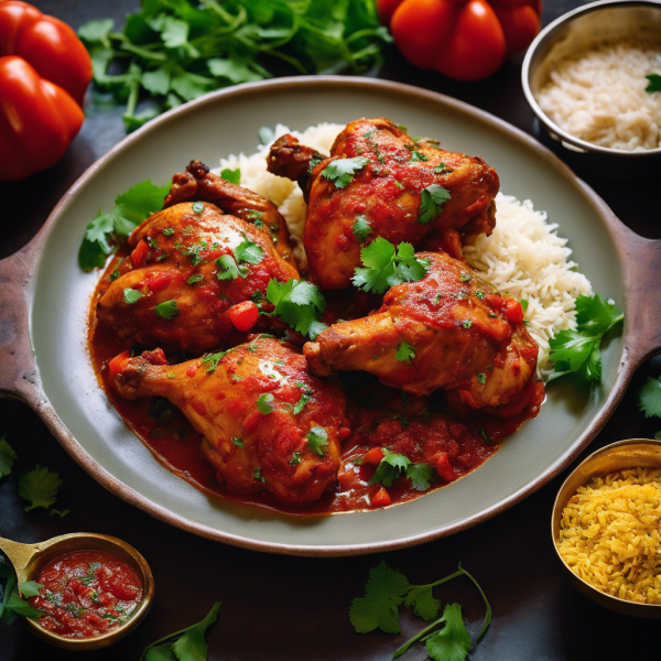 Spicy Indian Garlic Ginger Chicken