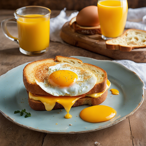 Egg-in-a-Hole Breakfast Sandwich