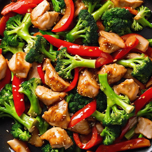 Healthy Chinese Ginger Chicken Stir-Fry