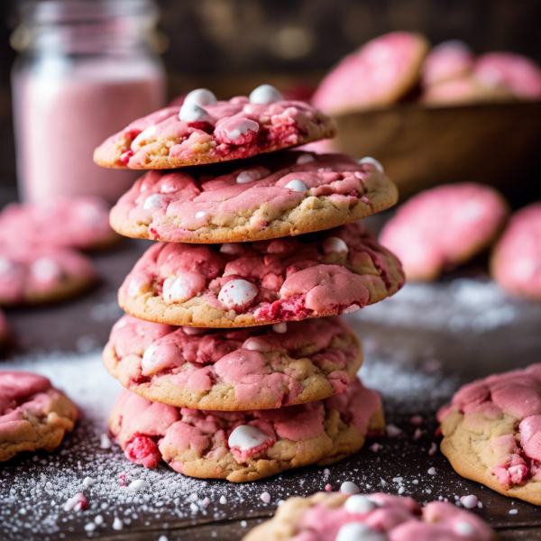 Strawberry Cake Mix Cookies