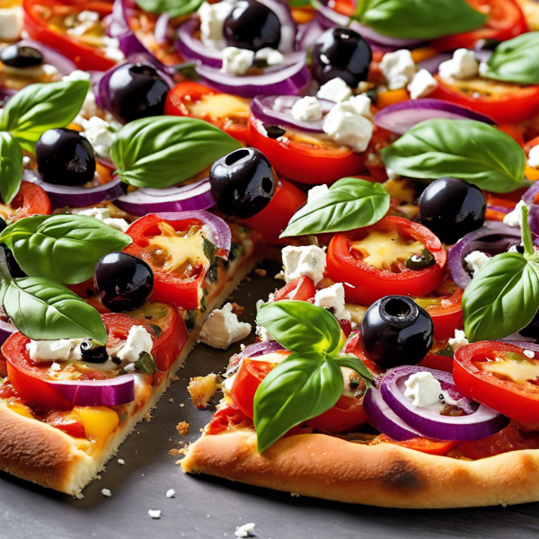 Mediterranean Veggie Pizza