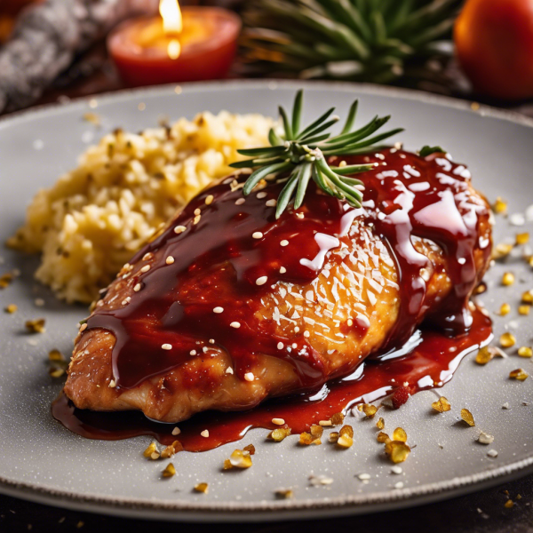 Sweet and Tangy Ketchup Glazed Chicken