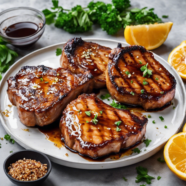 Honey Garlic Glazed Pork Chops