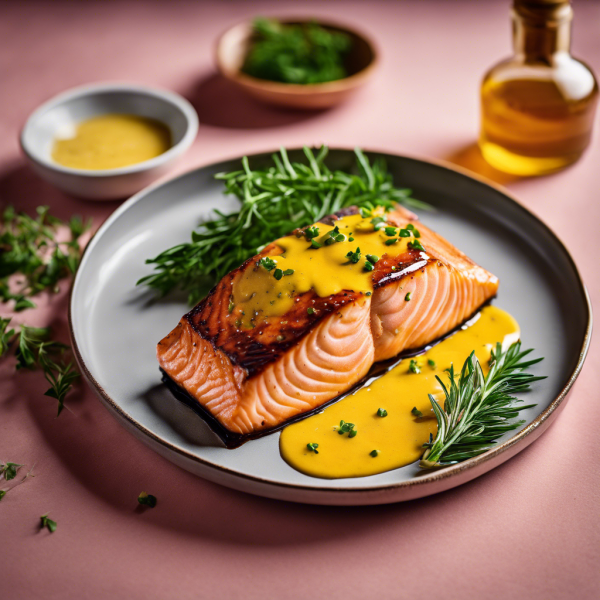 Honey Mustard Glazed Salmon